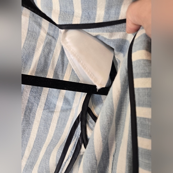 Frame Denim Cotton Striped Shirt Jacket Size Small - Picture 6 of 8